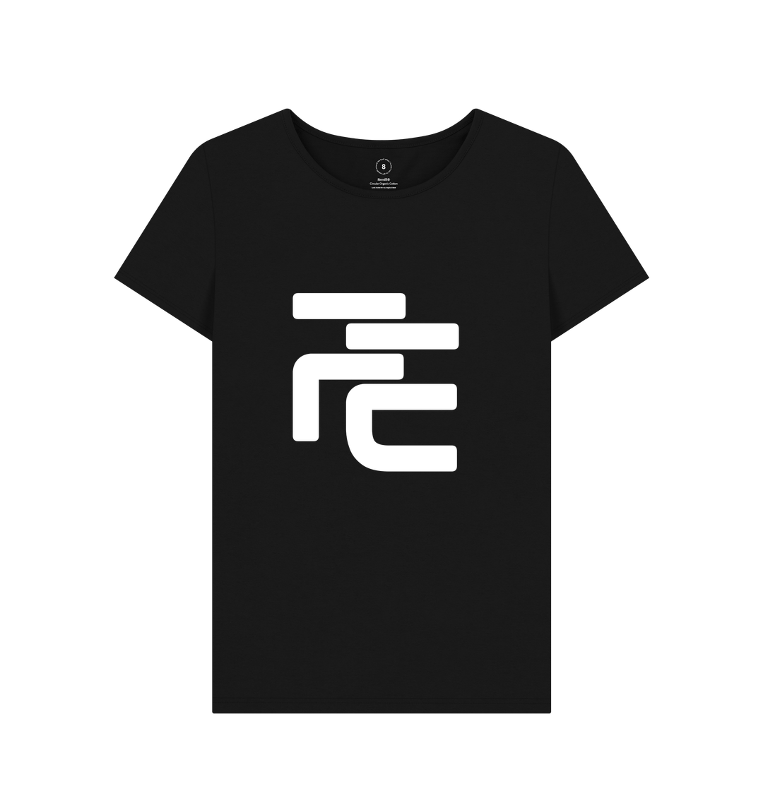 Image of Black Recycled Printed T-Shirt